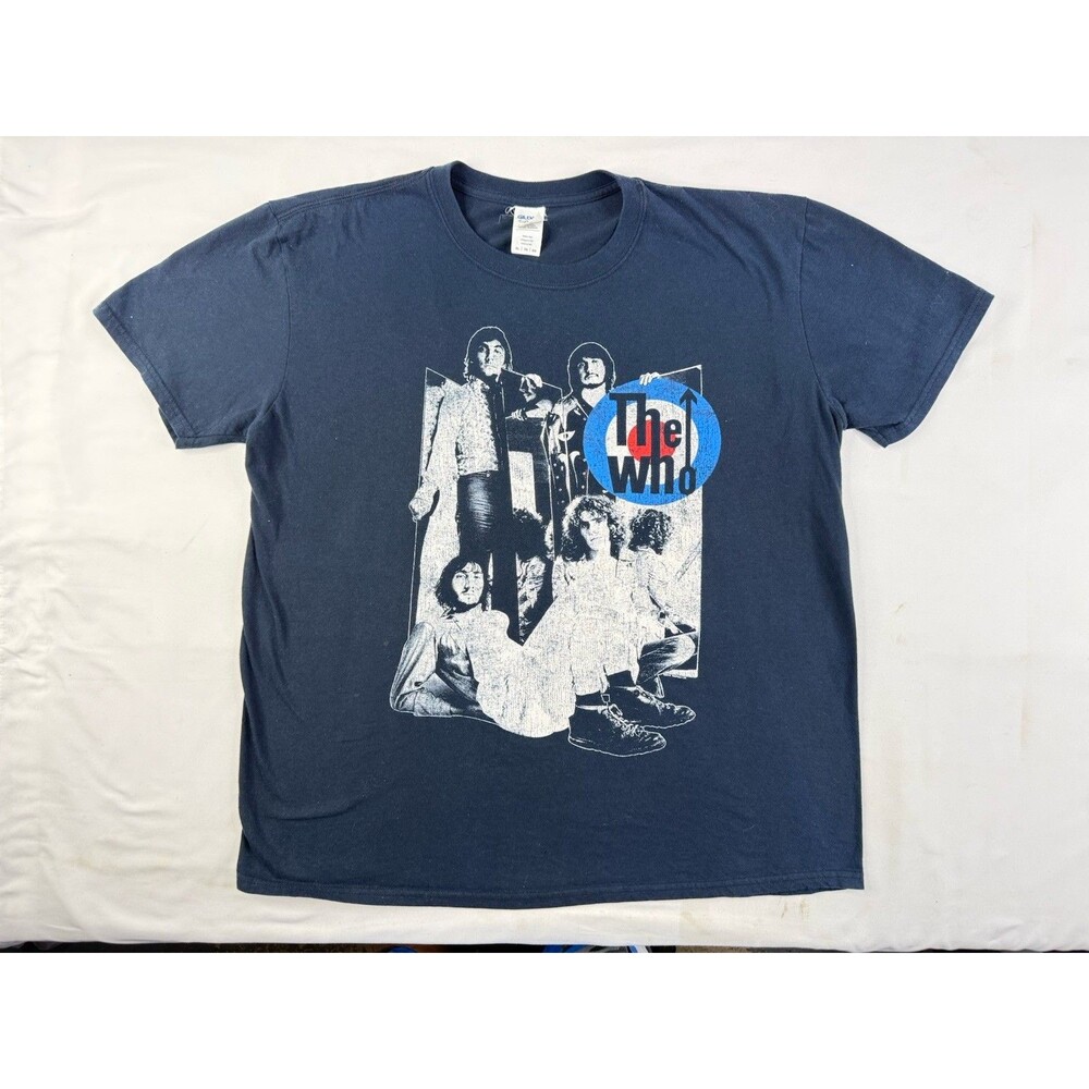 The Who - “Hits 50!  2015 -2016 Tour”- Black Shirt - XL- Light Spotting On Front